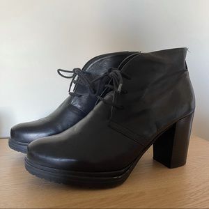 Authentic leather booties